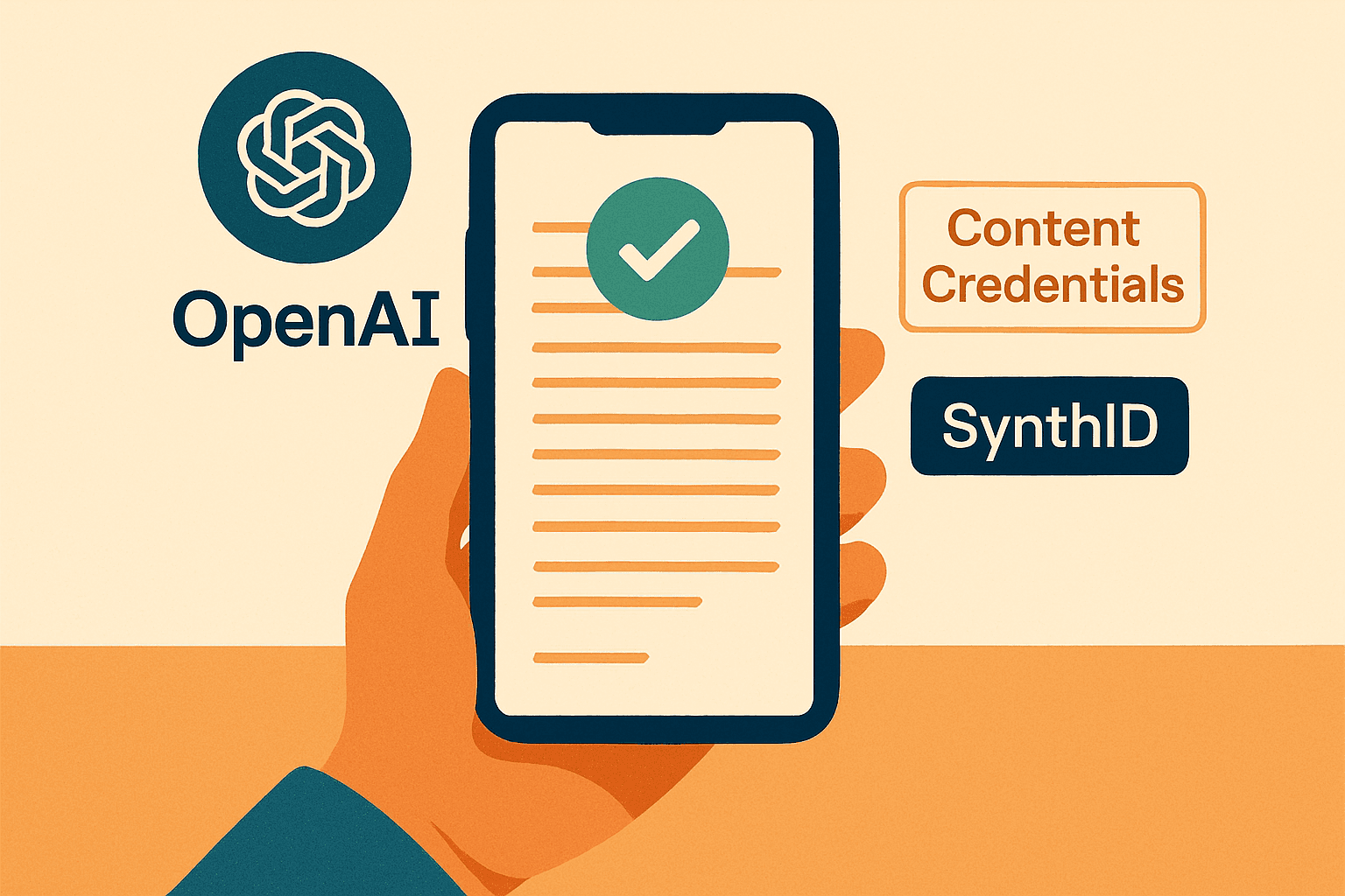 OpenAI、AI生成コンテンツの真正性を検証する新技術を発表